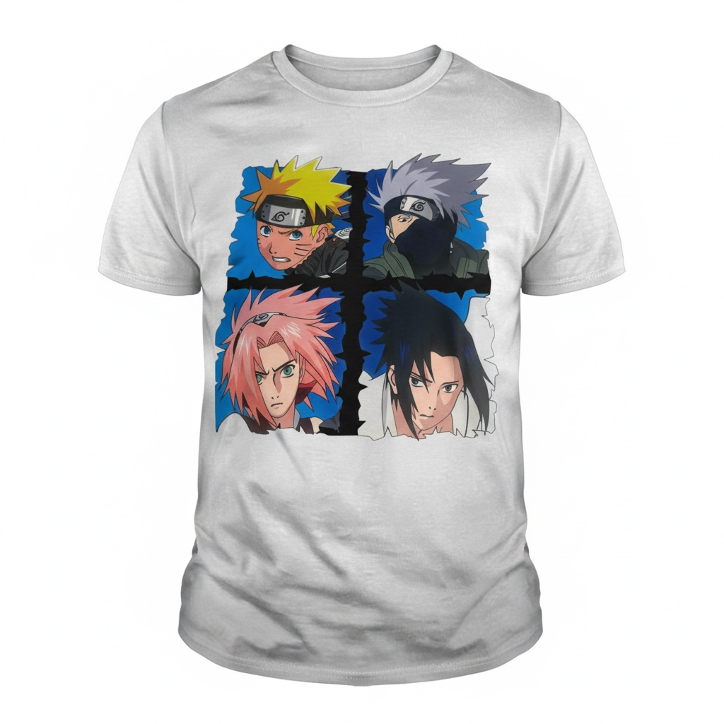 TSHIRT-ANIME-NARUTO MAIN CAST