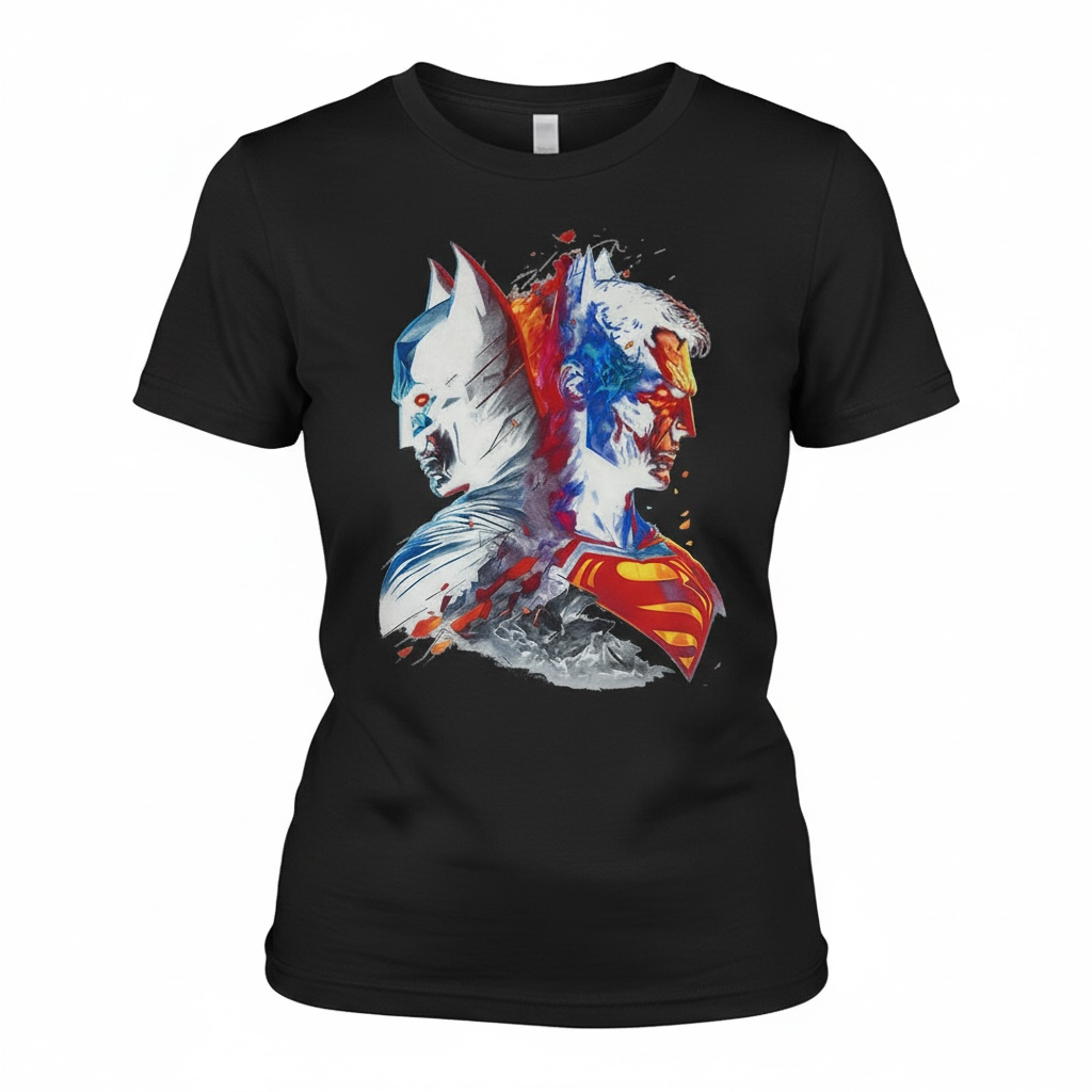 TSHIRT-ANIME- BATMAN/SUPERMAN