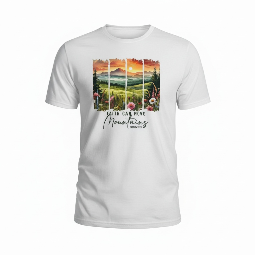 TSHIRT-AA-FAITH CAN MOVE MOUNTAINS
