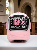 HAT-F-TRUCKER-CREATED WITH PURPOSE JEREMIAH 29;:11