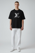 TSHIRT-FAUX-LV-WHITE