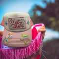 Pink/White Let Them Trucker Hat