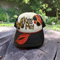 Black/White Trucker Hat Kiss MEQ